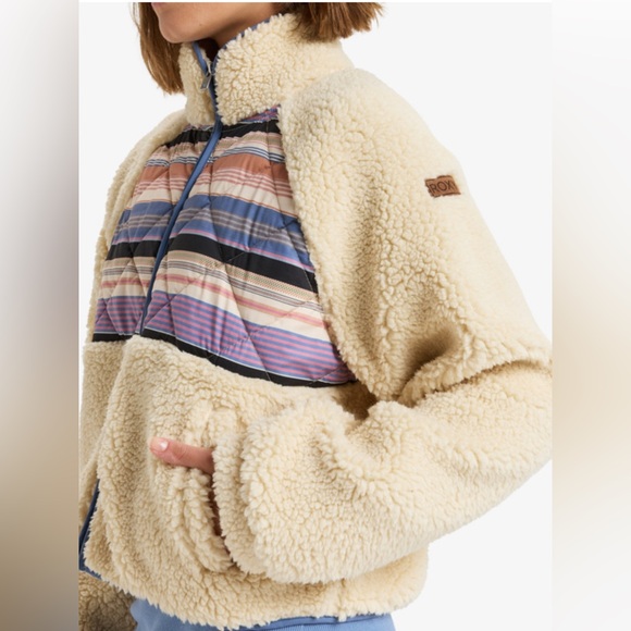 Roxy Clear Sky Full-Zip Polar Jacket – Women’s S - Picture 2 of 8